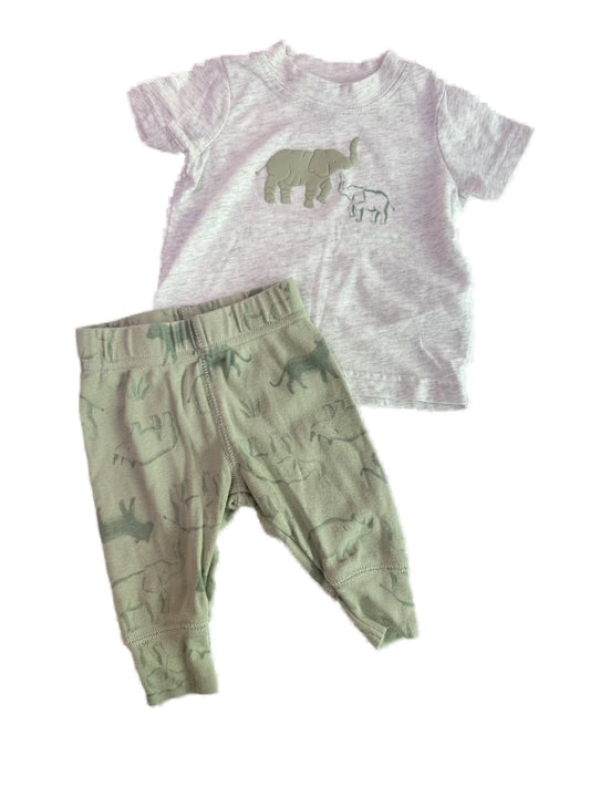 Carter's Elephant 2-Piece Set 0-3m