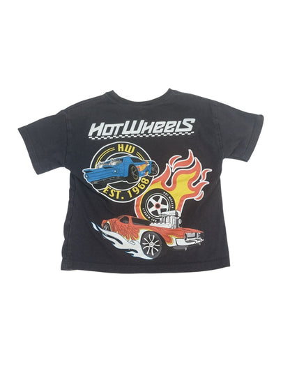 Zara Hot Wheels Black Graphic Tee EST 1968 2T