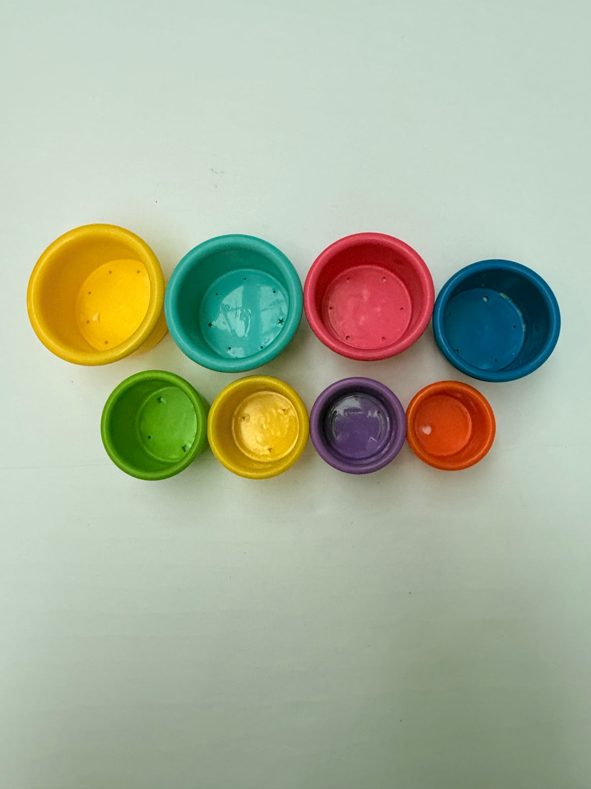 Rainbow Nesting Stacking Cups Set of 8