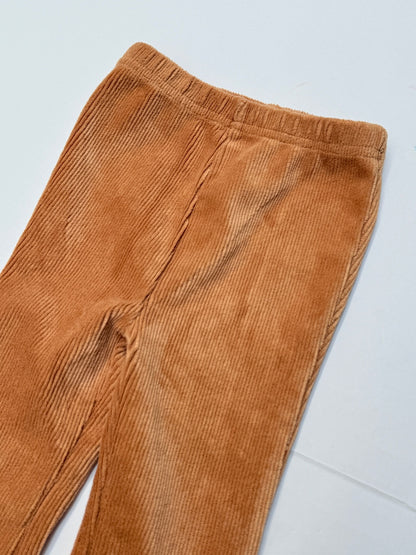 Rust Corduroy Flare Pants 12M