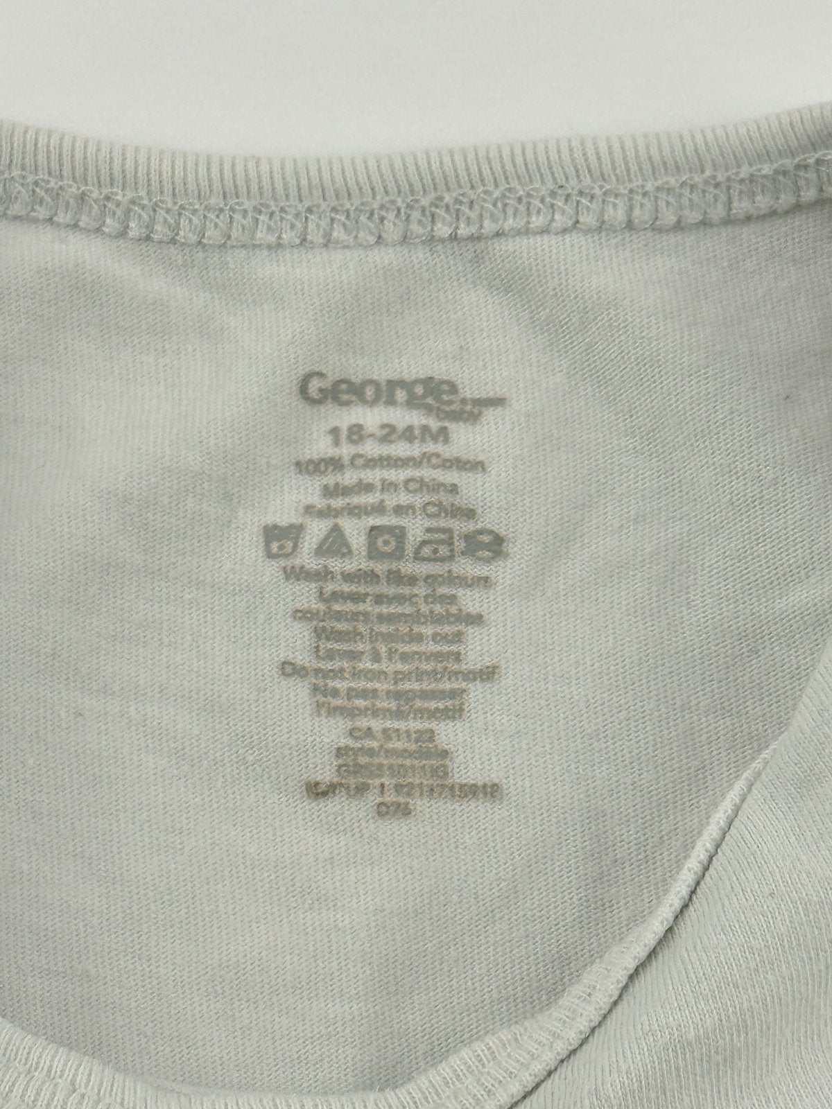 George Baby Never Stop Growing Bodysuit 18-24M