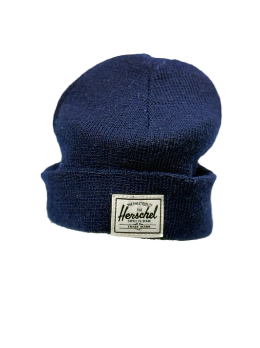 Herschel Navy Blue Knit Beanie 0-3M