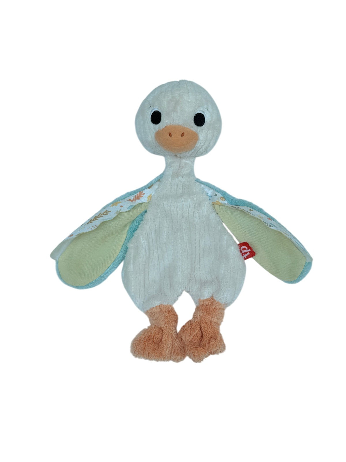 Fisher-Price Snuggle Up Goose Baby Rattle Sensory Plush Toy