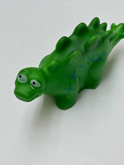 Green Rubber Stegosaurus Dinosaur Toy
