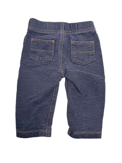 Carter's Navy Denim-Look Pants 6m