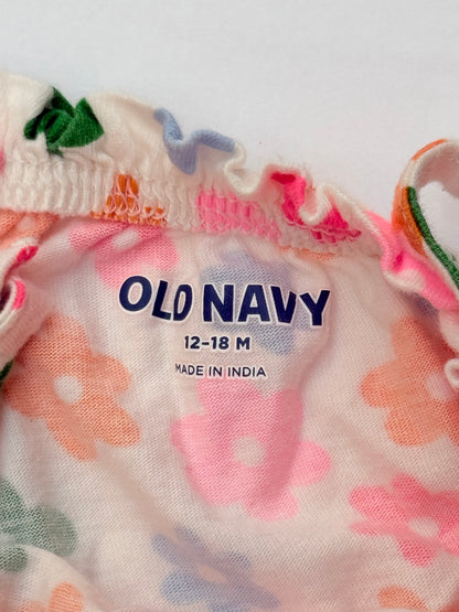 Old Navy Floral Romper 12-18M