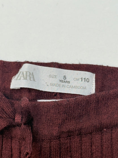 Zara Ribbed Flare Pants Size 5Y