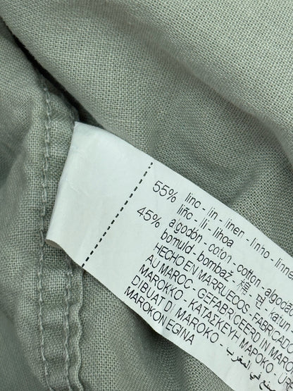 Zara Sage Green Linen Blend Shirt 5-6Y