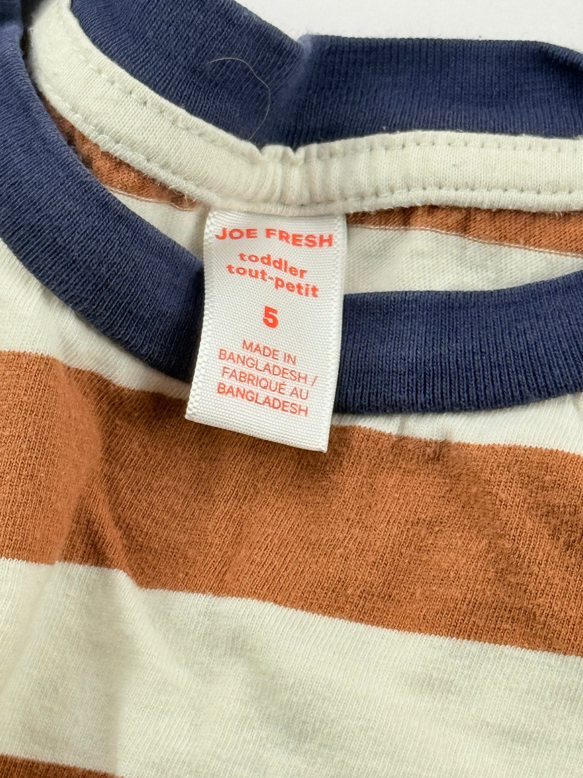 Joe Fresh Striped Long Sleeve T-Shirt Size 5