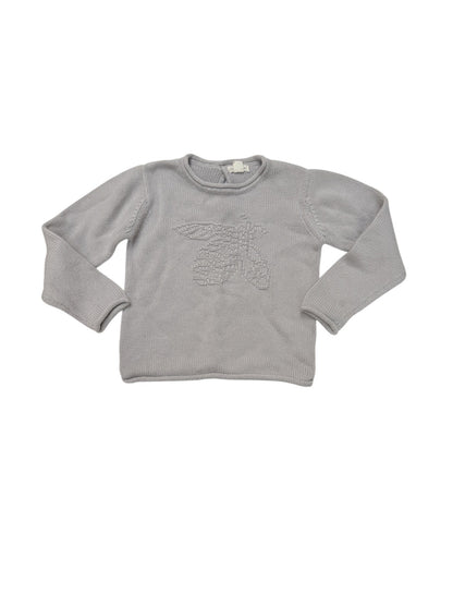 Burt's Bees Kids Gray Knit Sweater 4T