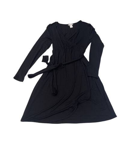 H&M Mama Black Wrap Maternity Dress M