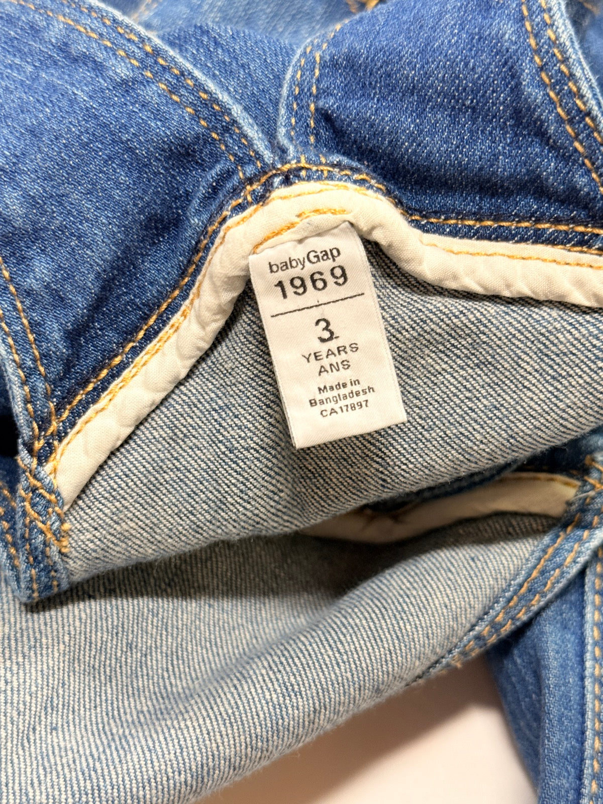 Baby Gap 1969 Denim Overalls 3 Years