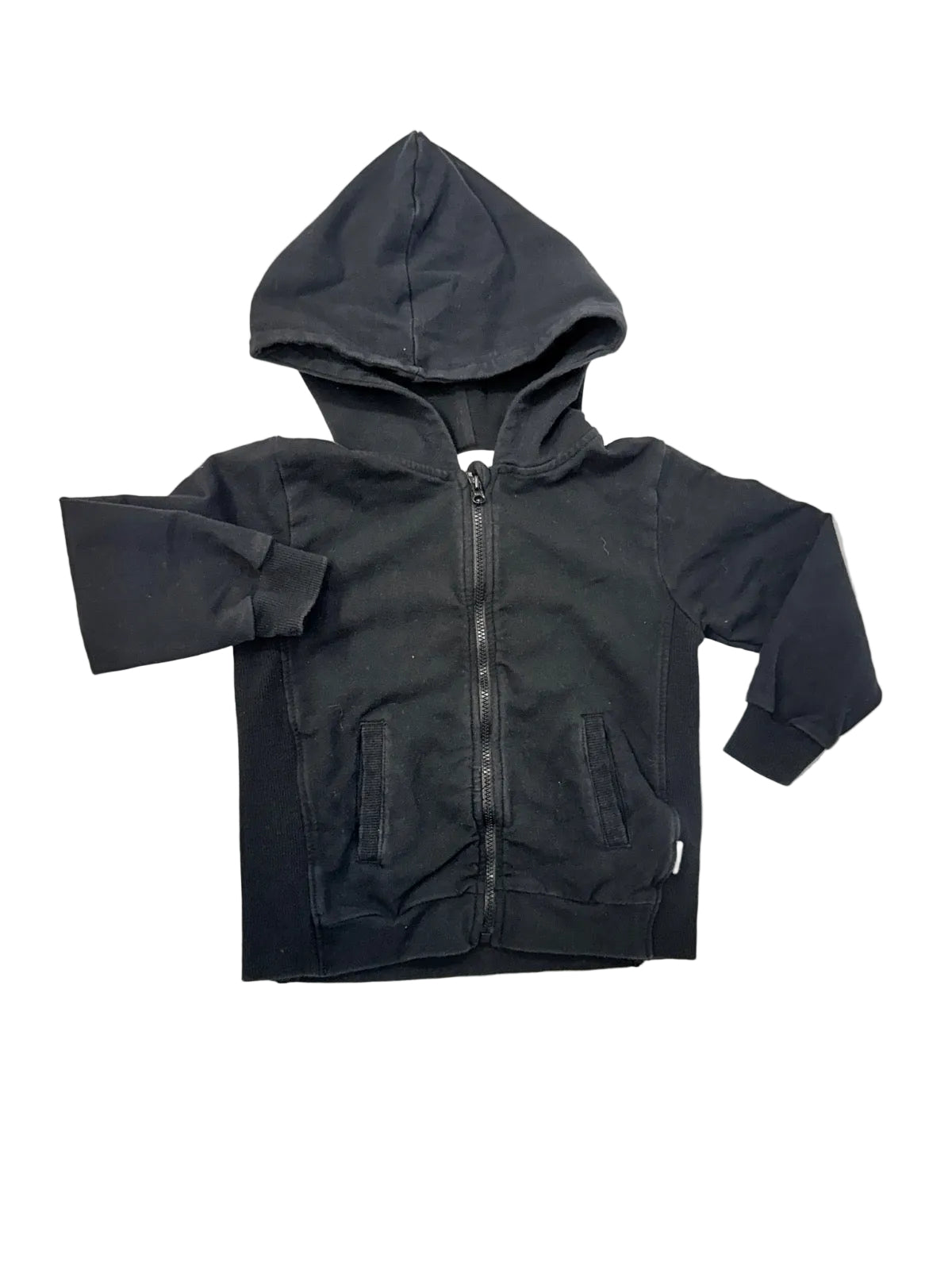 Miles Baby Black Zip-Up Hoodie Size 3