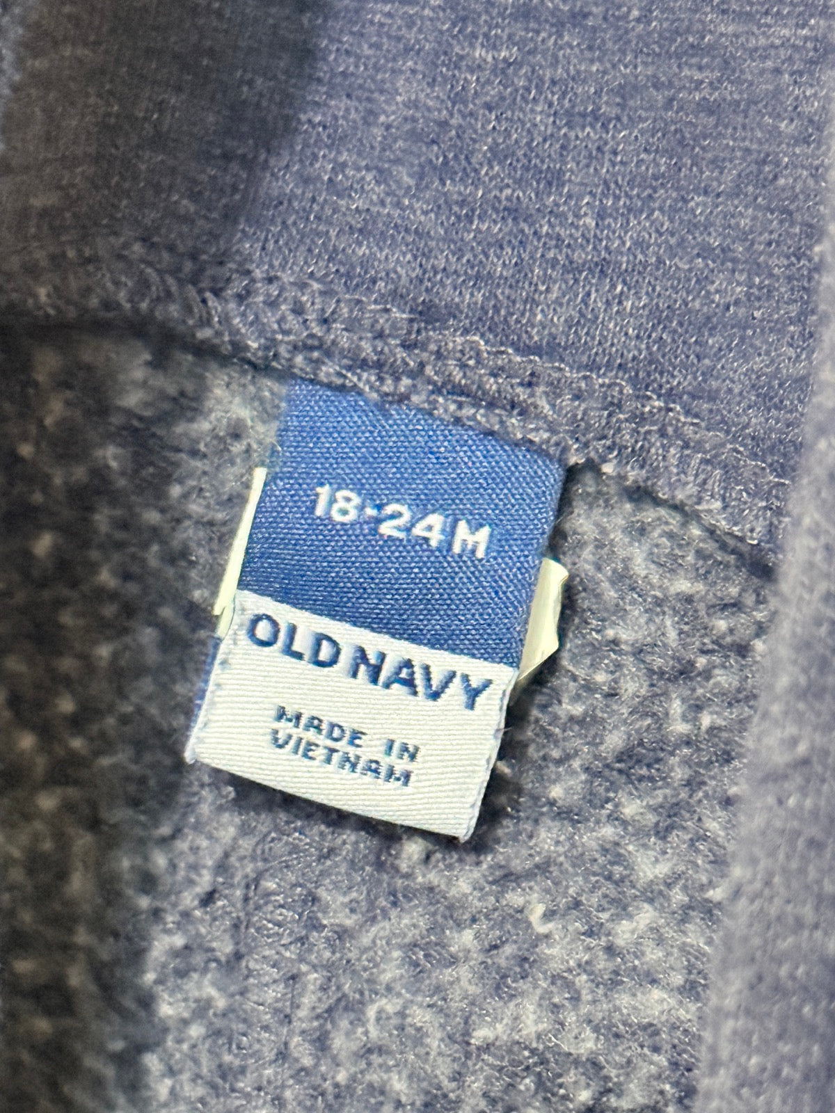 Old Navy Navy Fleece Overalls 18-24M