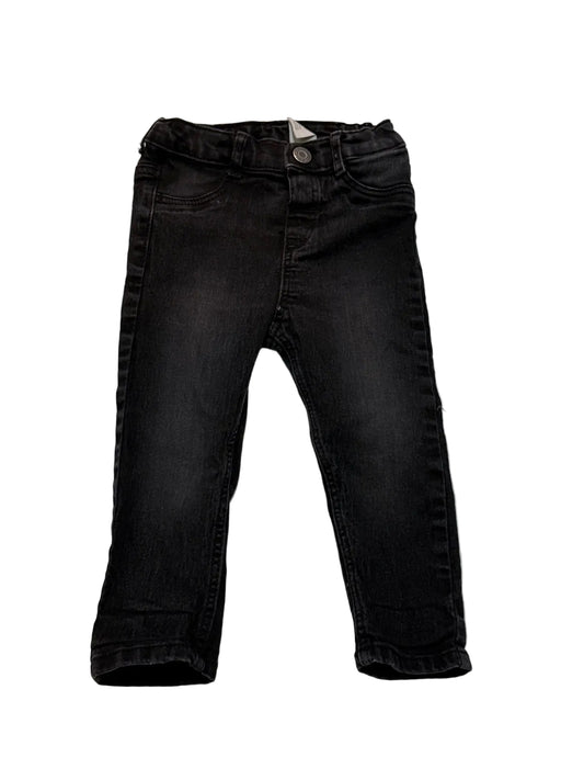 H&M Denim Black Skinny Jeans 12-18M
