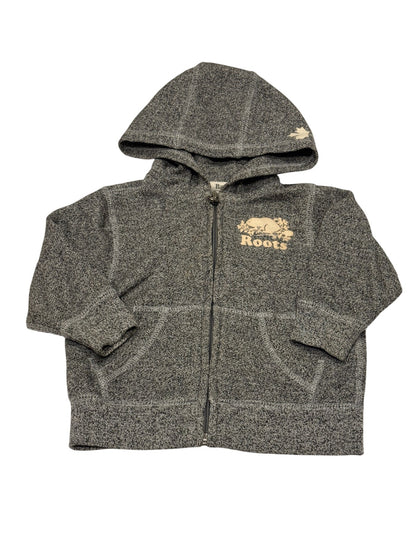 Roots Baby Gray Zip Hoodie 12-18M