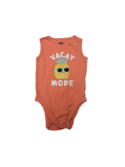 Old Navy Vacay Mode Pineapple Bodysuit 6-12M
