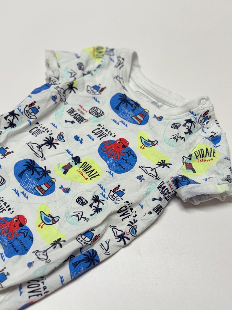 Pirate Onesie 6-9m