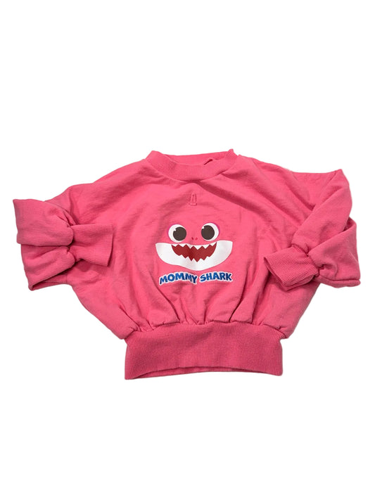Pinkfong Mommy Shark Pink Sweatshirt Size 100 = 2-3T