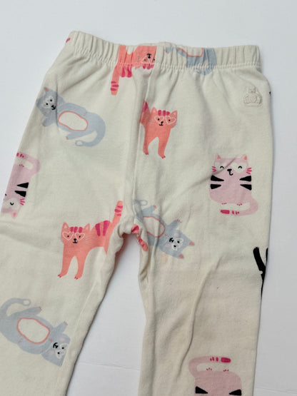 Baby Gap Cat Print Leggings 6-12 Months
