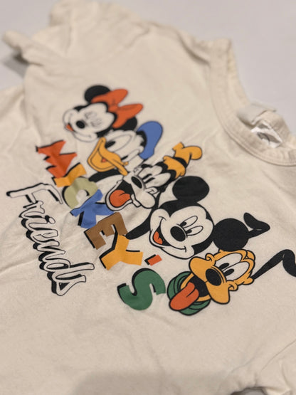 H&M Mickey's Friends Graphic T-Shirt 9-12m