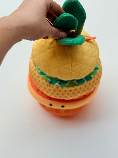 Melissa & Doug Pineapple Stacking Ring Toy