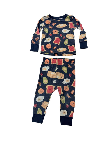 Old Navy Breakfast Print Pajama Set 12-18M
