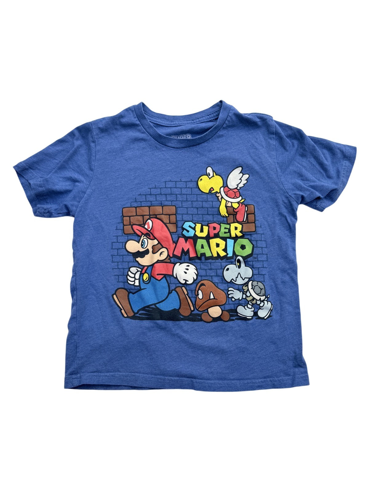 Super Mario Blue Graphic T-Shirt XS