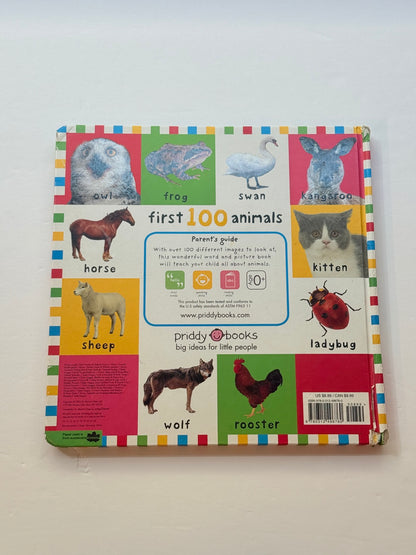 LG First 100 Animals Bright Baby Board Book