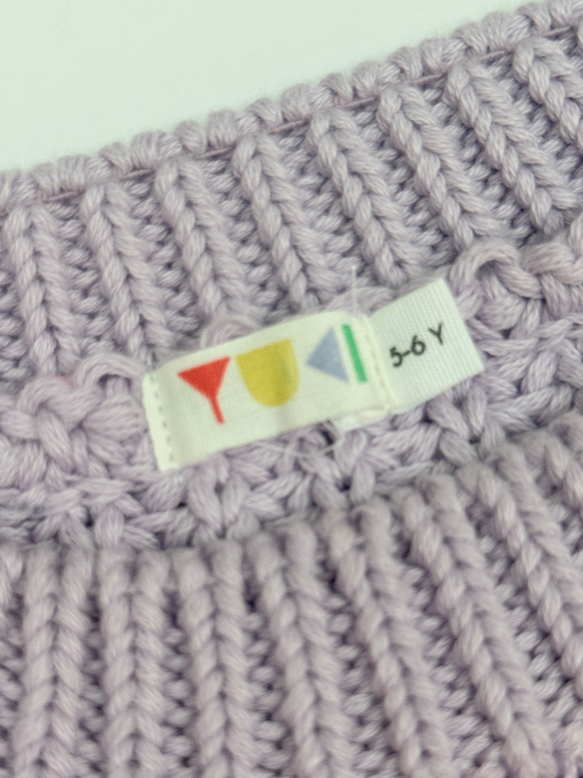 Yuki Lavender Knit Sweater 5-6Y