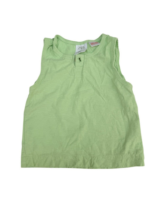 Zara Green Sleeveless Top 12-18M
