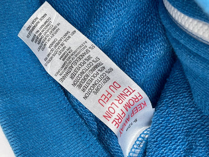 Hatley Blue Striped Zip Hoodie 9-12M