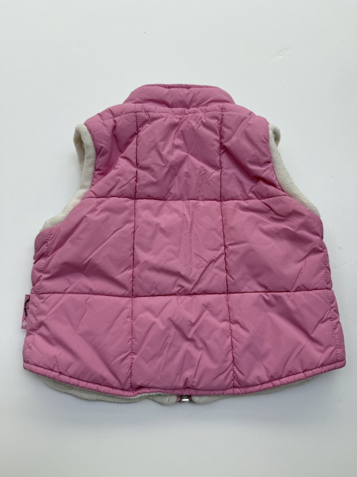 Please Mum Snow Fairy Pink Vest 12M
