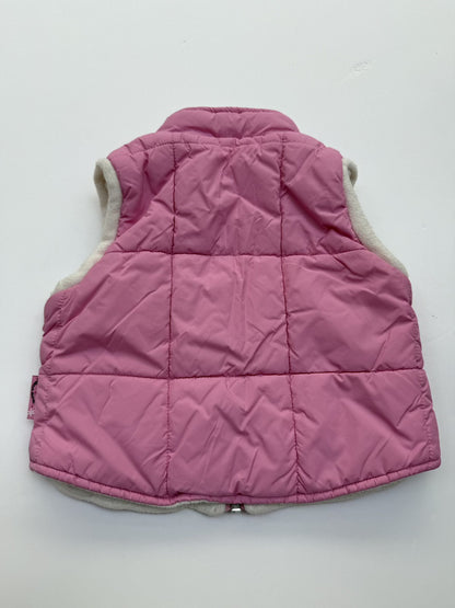 Please Mum Snow Fairy Pink Vest 12M
