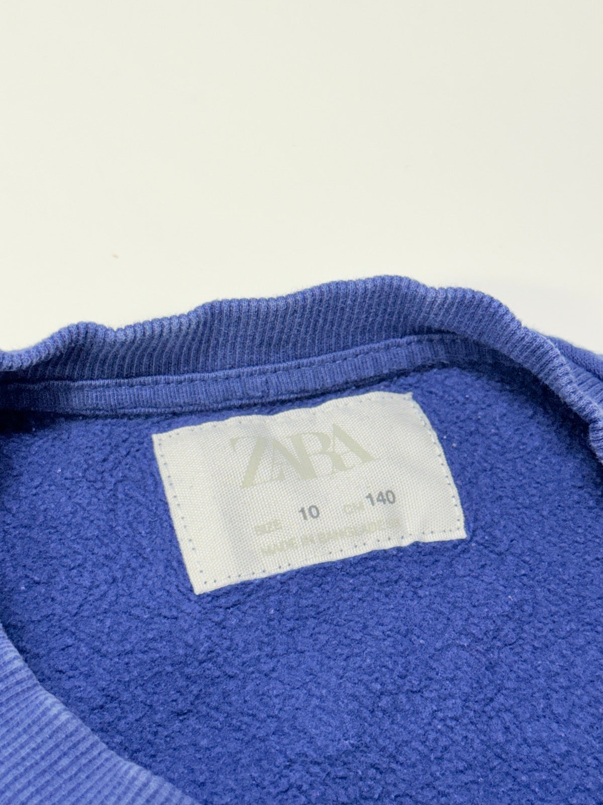 Sweat-shirt graphique Zara bleu Los Angeles taille 10