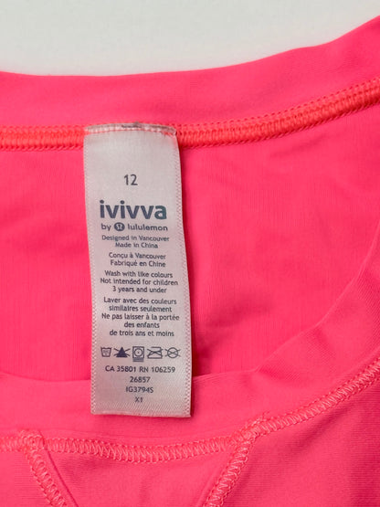 Ivivva Colorblock Long Sleeve Top Size 12
