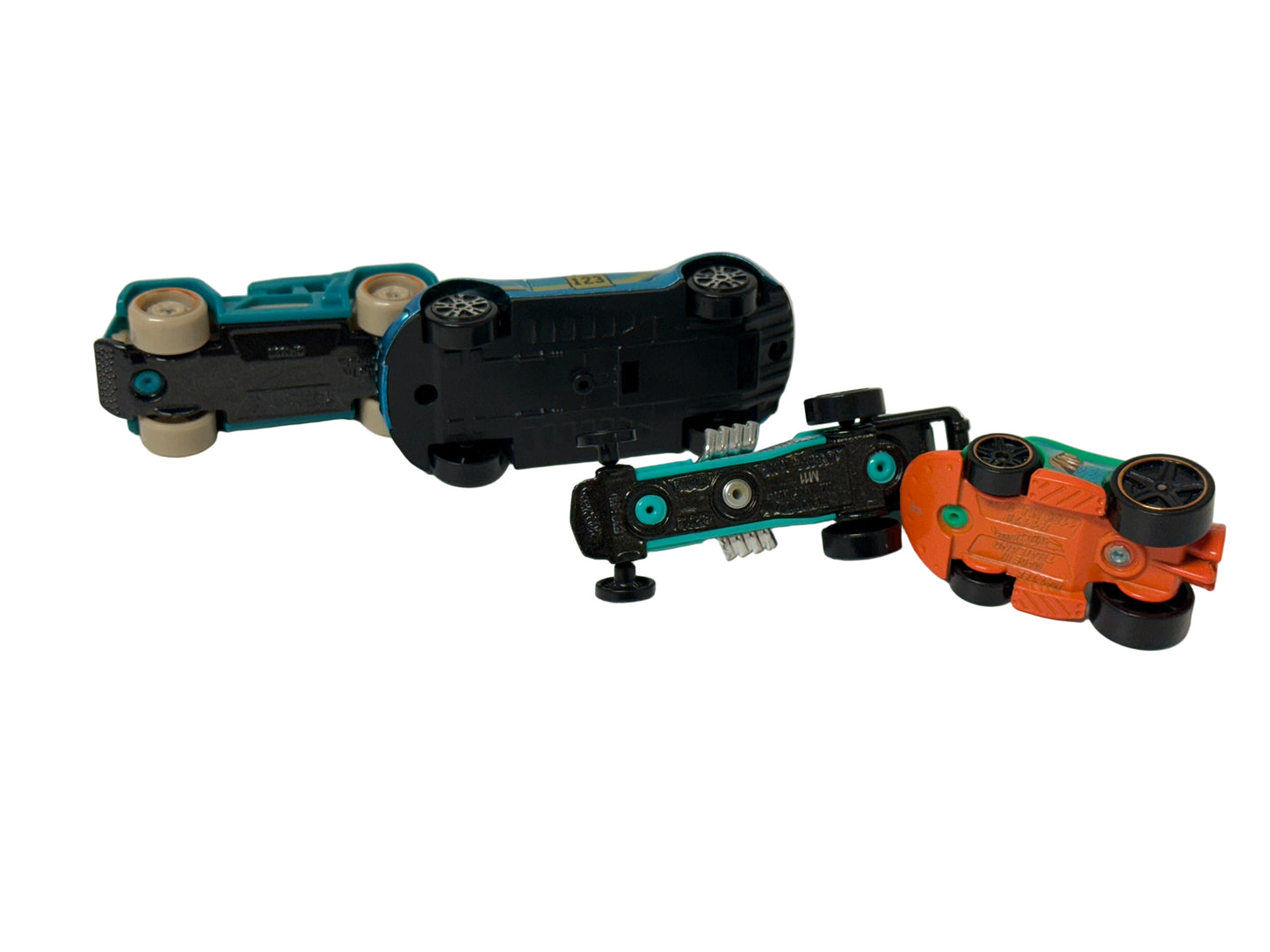 Hot Wheels 4pc Turquoise Bundle