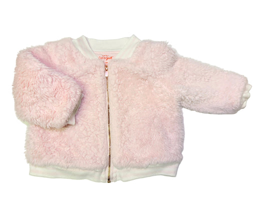 Cat & Jack baby faux fur zip jacket – 12 months