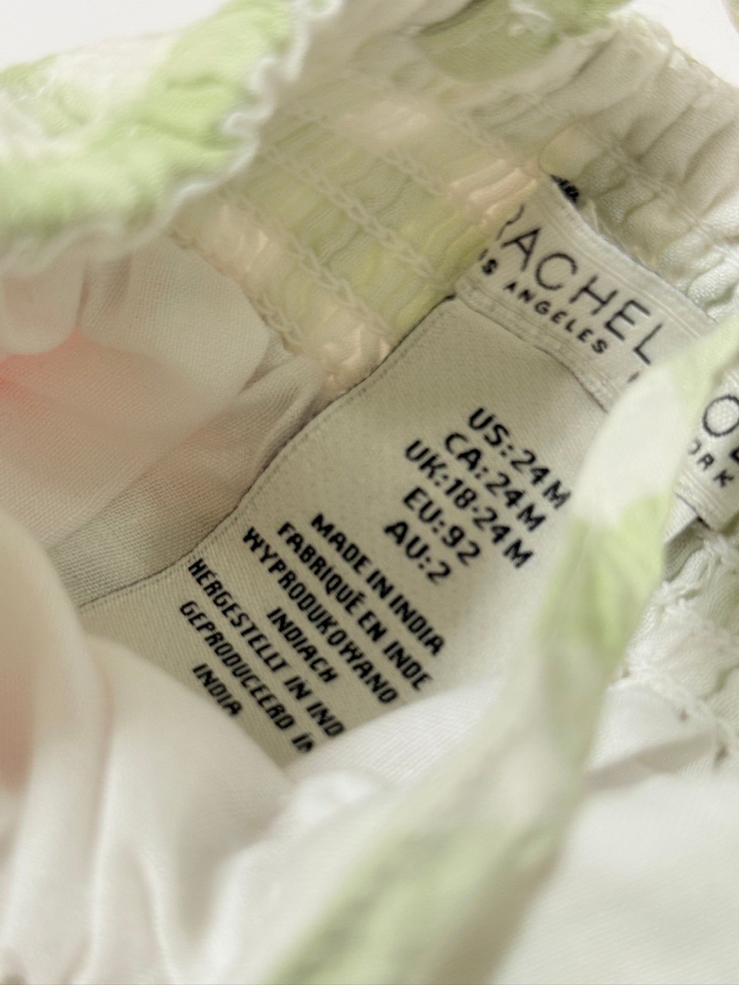 Rachel Zoe Dress & Hat 24m