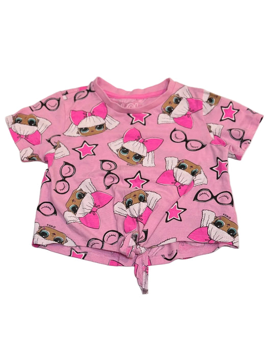 LOL Surprise Pink Tie-Front T-Shirt 4-5