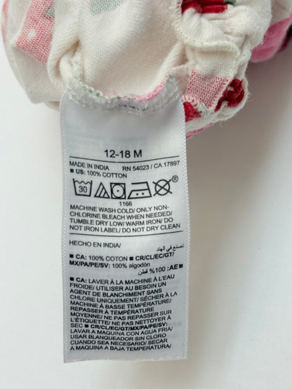 Old Navy Strawberry Print Romper 12-18M