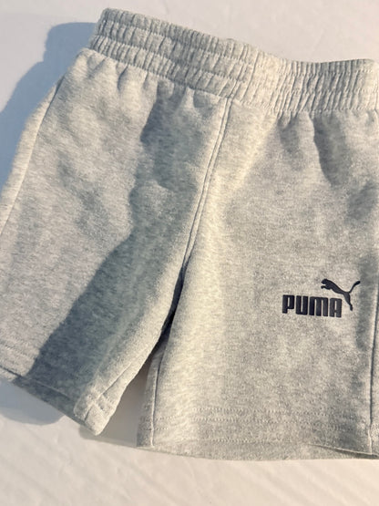 Puma Grey Fleece Shorts 24M