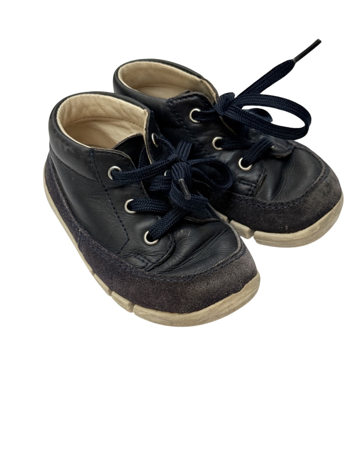Superfit Navy Leather Ankle Boots Size 4