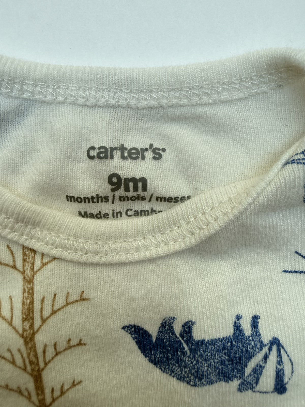 Carter's Woodland Animals Bodysuit 9m
