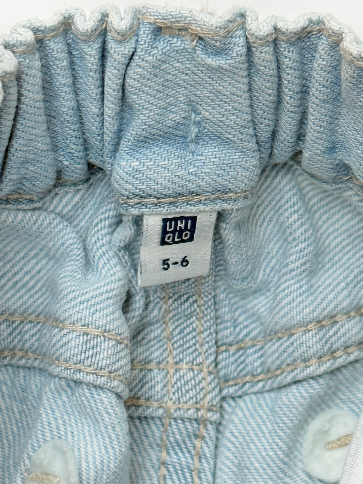 Uniqlo Light Wash Wide Leg Jeans Size 5/6