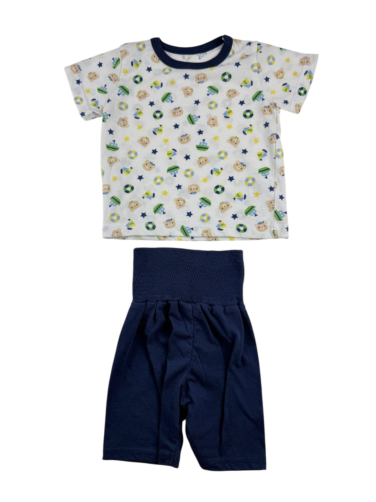Bear Nautical Print Set 12-18M
