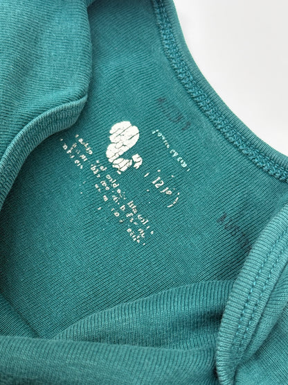 Primary Teal Long Sleeve Bodysuit 12-18m