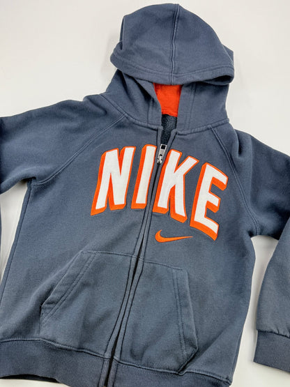 Nike Gray Zip-Up Hoodie Size 6