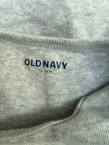 Old Navy Gray Onesie 12-18M