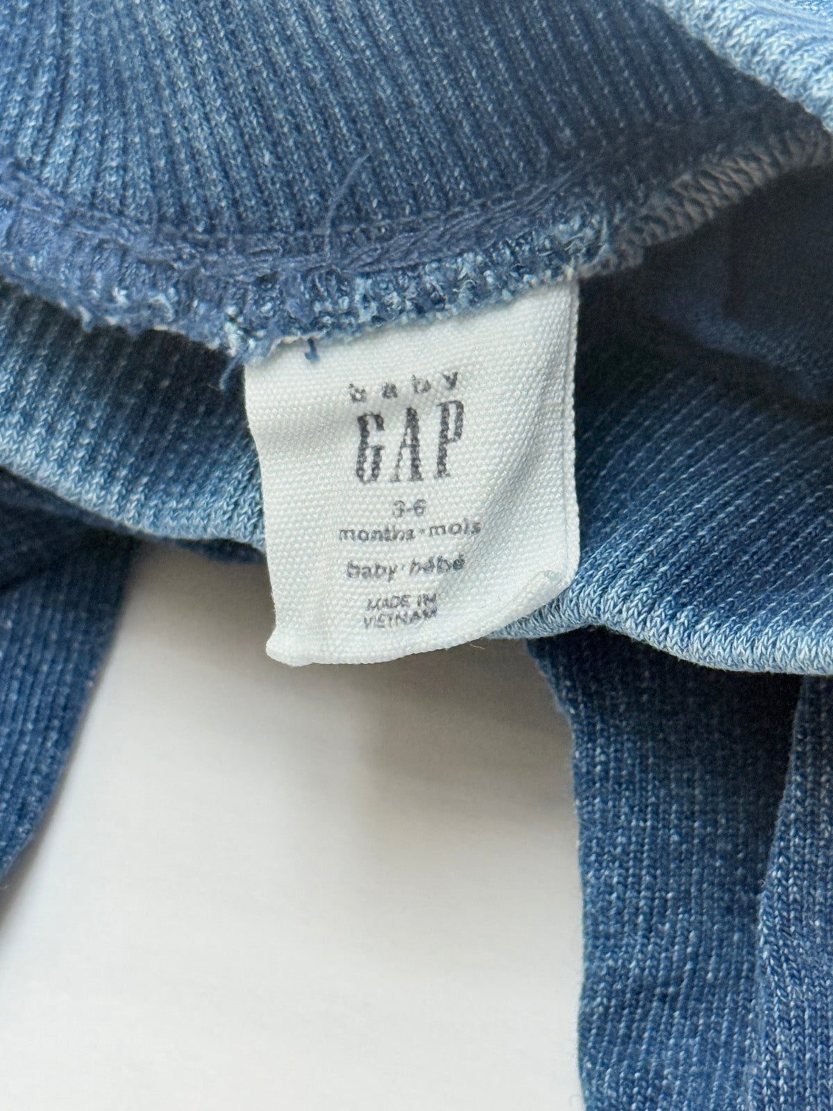 Baby Gap Chambray Knit Jogger Pants 3-6M